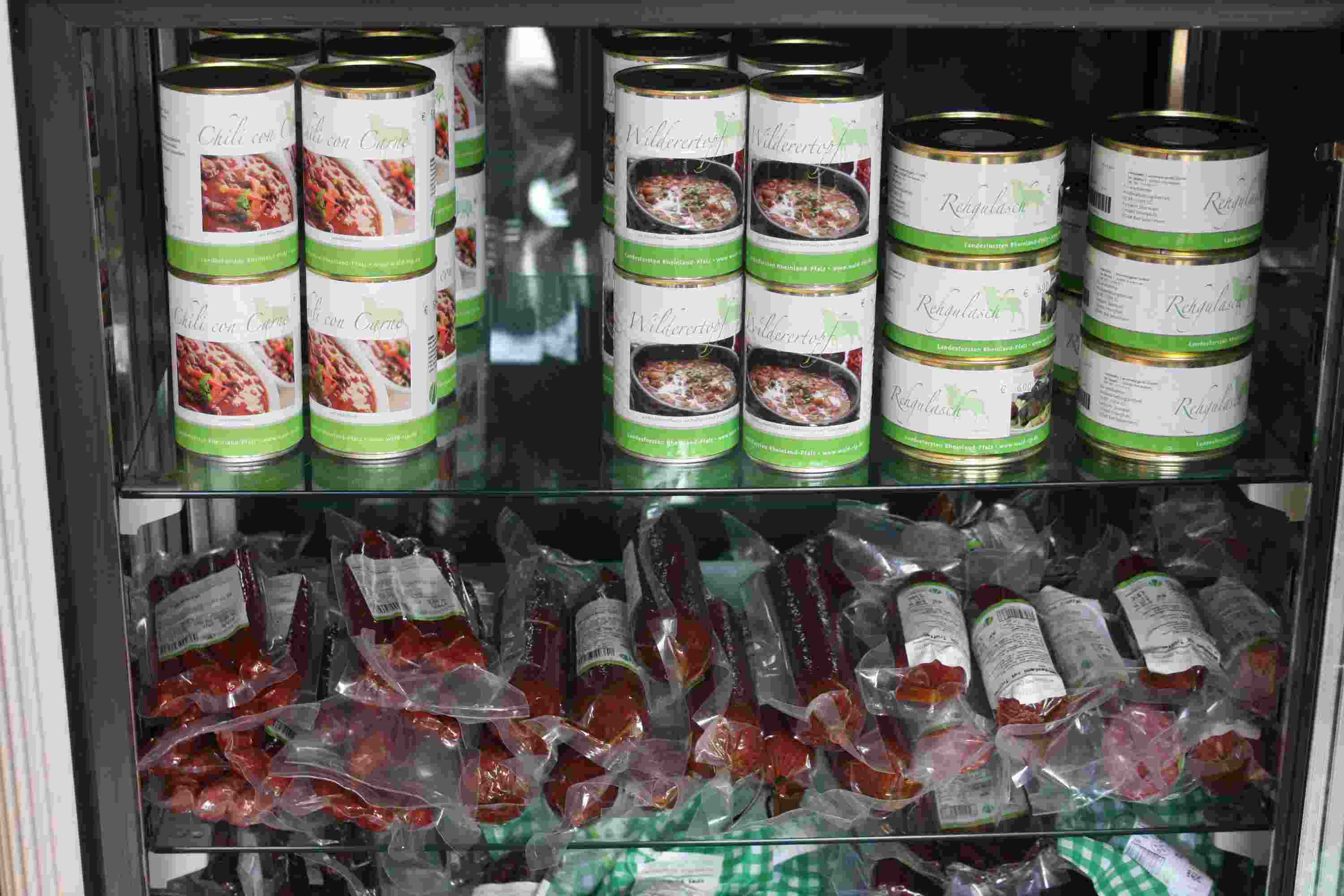 Wildprodukte im Pfälzer Waldladen