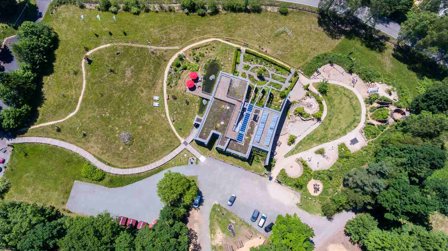 Luftbild HdN mit Spielplatz